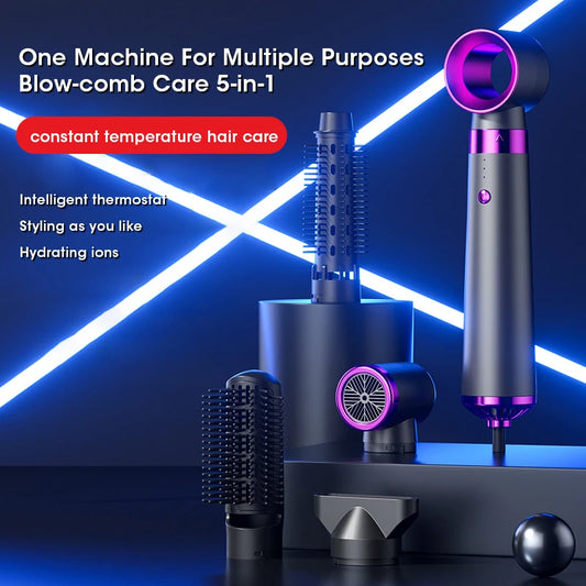 Electric Hair Dryer 5 in 1 Multifunctional