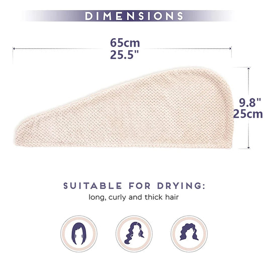Hair Towel Textured Dry Hair