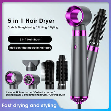 Electric Hair Dryer 5 in 1 Multifunctional